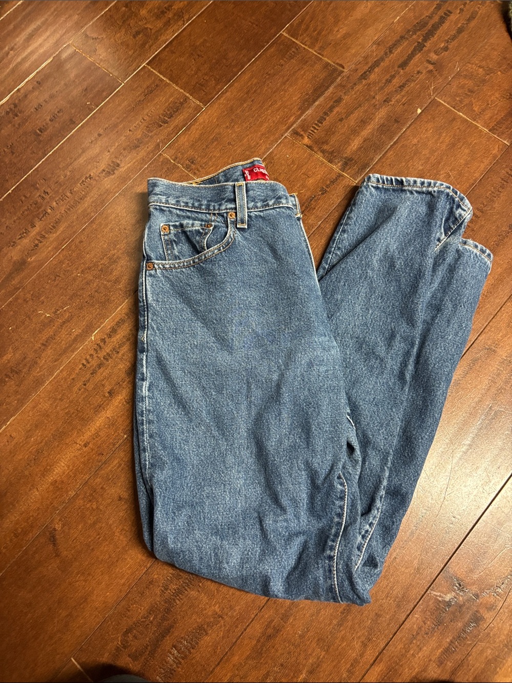 Levi's Straight Leg Blue Denim Jeans